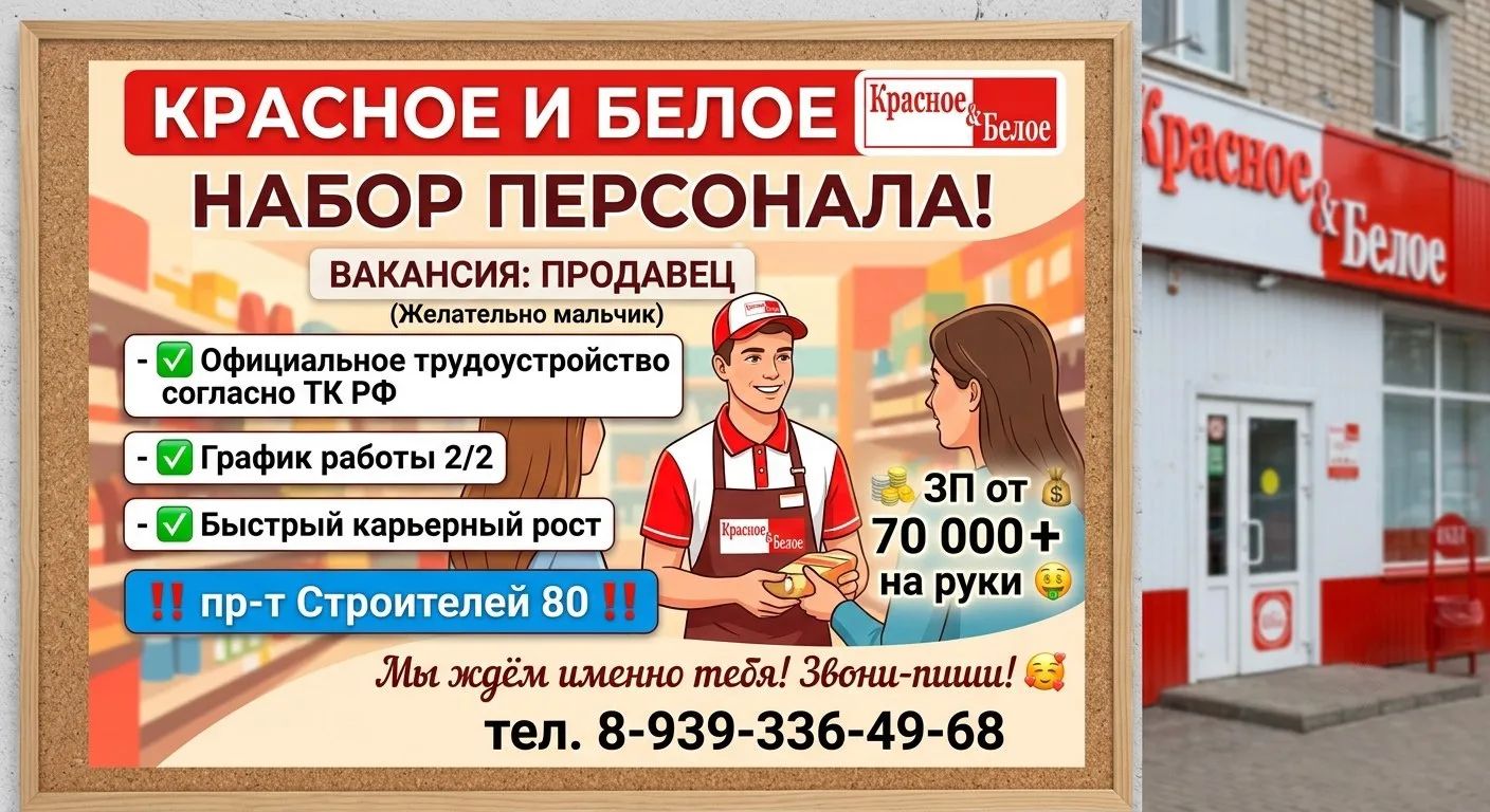 Продавец -кассир 